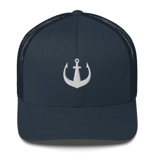 Trucker Cap with White Logo